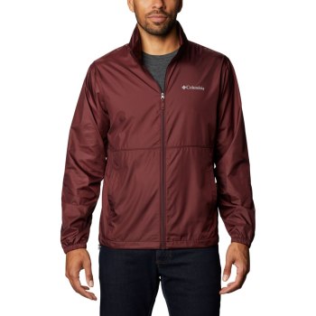 Columbia Jas Heren, Creekview Windbreaker Bordeaux, 52ZXQJTLB